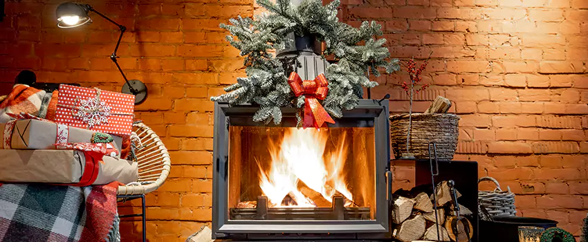 Travis Industries Linear Gas Fireplace Installation in Poinciana, Florida