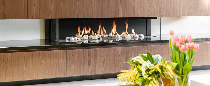 Double-height Fireplace Design Refurbishment in Poinciana, Florida